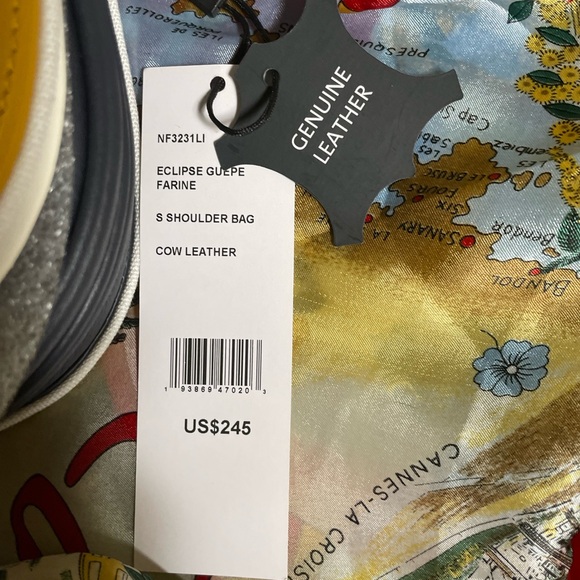 NWT. Lacoste Women's Court Line Contrast Piping Small Hobo Bag - Picture 13 of 13